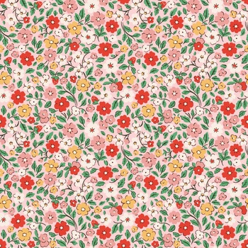 Farmhouse Fancy FH25953-Pink Country Flowers by Poppie Cotton, Image