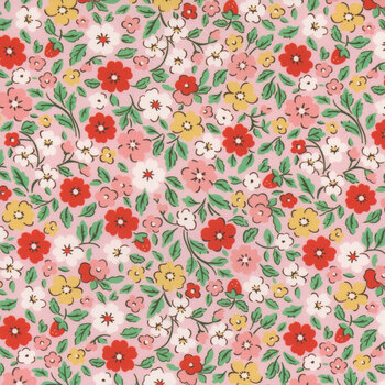 Farmhouse Fancy FH25953-Pink Country Flowers by Poppie Cotton, Image