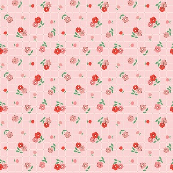 Farmhouse Fancy FH25957-Pink Tea Towel by Poppie Cotton, Image