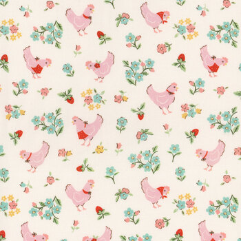 Farmhouse Fancy FH25958-Natural Spring Chicken by Poppie Cotton, Image