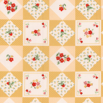 Farmhouse Fancy FH25961-Yellow Farm Quilts by Poppie Cotton, Image
