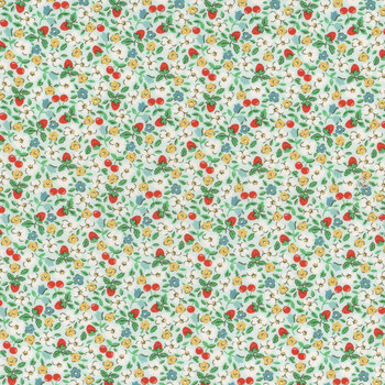Farmhouse Fancy FH25966-Teal Fruit Salad by Poppie Cotton, Image