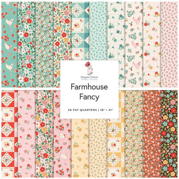 Farmhouse Fancy  20 FQ Bundle by Poppie Cotton, Image