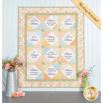  Forever Sisters Charm Quilt Kit - Dainty Meadow, Image