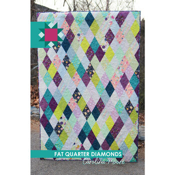 Fat Quarter Diamonds Quilt Pattern, Image