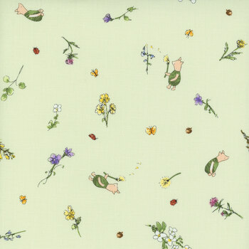Classic Winnie 8717-60 Light Green by W.A. Dodge for Studio E Fabrics, Image