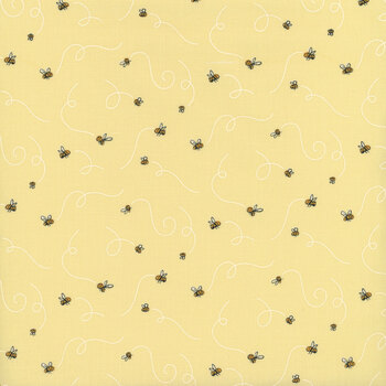 Classic Winnie 8719-44 Yellow by W.A. Dodge for Studio E Fabrics, Image