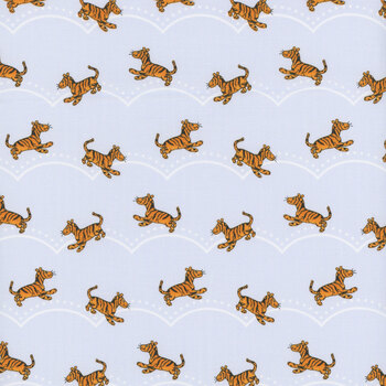 Classic Winnie 8722-11 Light Blue by W.A. Dodge for Studio E Fabrics, Image