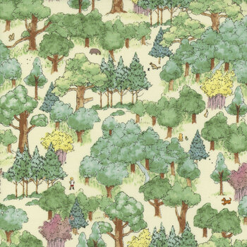 Classic Winnie 8724-66 Green by W.A. Dodge for Studio E Fabrics, Image