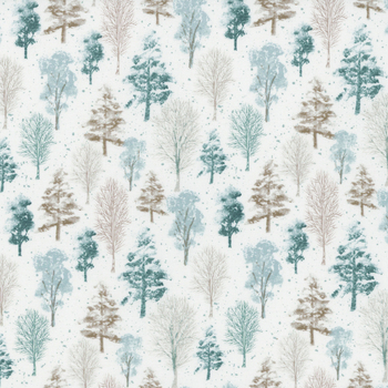 Winter Whispers 4248-01 White by Elsie Ess for Blank Quilting Corporation, Image