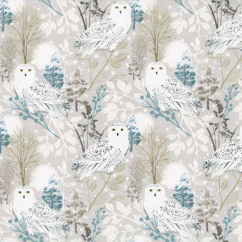 Winter Whispers 4254-30 Tan by Elsie Ess for Blank Quilting Corporation, Image