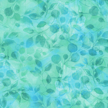 Bellagio FLORA-CD3586 GREEN by Chong-A Hwang for Timeless Treasures Fabrics, Image
