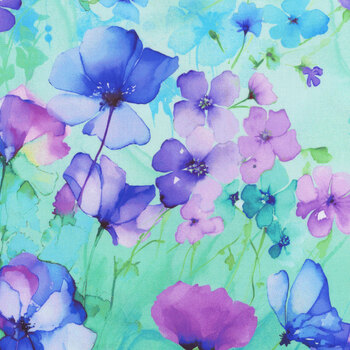 Bellagio PANEL-CD3580 MULTI Panel by Chong-A Hwang for Timeless Treasures Fabrics, Image