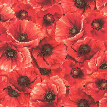 Poppy Passion POPPY-CD3805 POPPY by Timeless Treasures Fabrics, Image