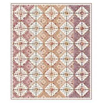 Laura's Log Cabin Quilt Kit - RESERVE, Image