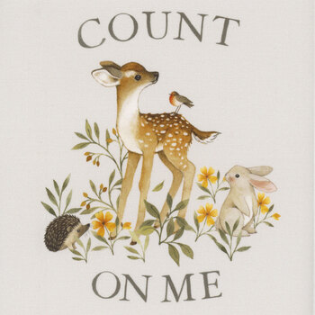 Count On Me PSTELLA-DNS3311 WHITE Panel by Nina Stajner for Dear Stella Designs, Image