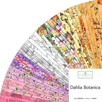 Dahlia Botanica  40 Karat Crystals by Nancy Mink for Wilmington Prints, Image