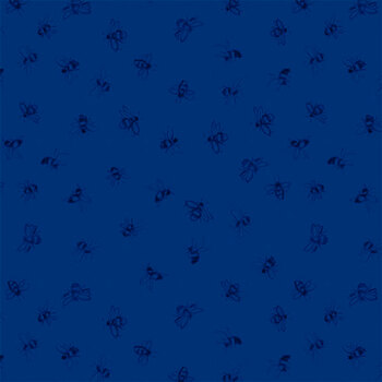 Amalfi Coast W105-007-557 Blue/Navy by Susan Winget for White Owl Textiles, Image