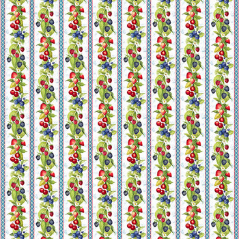 Patchwork Picnic W105-011-053 Multi by Susan Winget for White Owl Textiles, Image