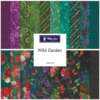 Wild Garden   Yardage by Nicole Tamarin for White Owl Textiles, Image