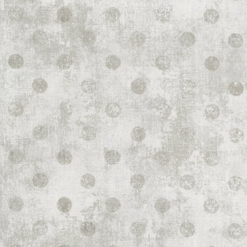 Essentials Dry Brush Dots 89290-901 Silver by Danhui Nai for Wilmington Prints, Image