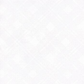 Essentials Dry Brush Plaid 89291-100 White on White by Danhui Nai for Wilmington Prints, Image