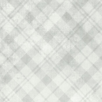 Essentials Dry Brush Plaid 89291-901 Silver by Danhui Nai for Wilmington Prints, Image