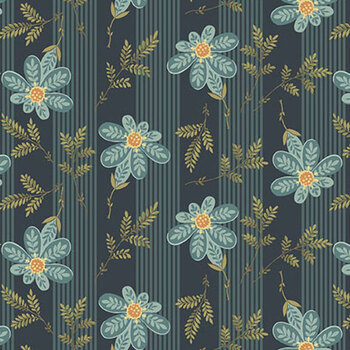 Farmer's Daughter A-10074-B Apron Strings Blue by Laundry Basket Quilts for Andover Fabrics, Image