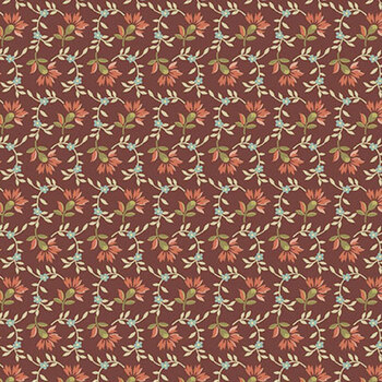 Farmer's Daughter A-10078-R1 Sweet Clover Red by Laundry Basket Quilts for Andover Fabrics, Image