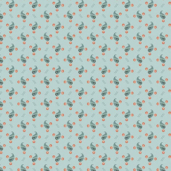 Farmer's Daughter A-10082-B Pasture Blue by Laundry Basket Quilts for Andover Fabrics, Image