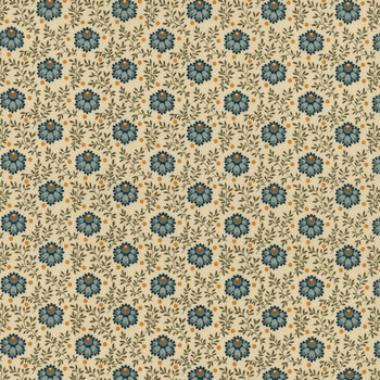 Farmer's Daughter A-10089-L Milkweed Cream by Laundry Basket Quilts for Andover Fabrics, Image