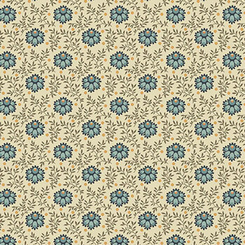 Farmer's Daughter A-10089-L Milkweed Cream by Laundry Basket Quilts for Andover Fabrics, Image