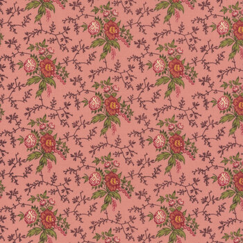 Farmer's Daughter A-10090-E Bramble Pink by Laundry Basket Quilts for Andover Fabrics, Image
