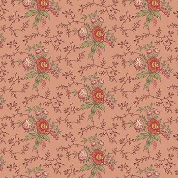 Farmer's Daughter A-10090-E Bramble Pink by Laundry Basket Quilts for Andover Fabrics, Image