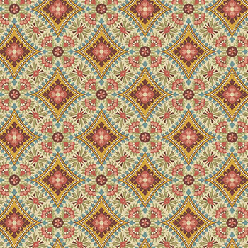 Farmer's Daughter A-10091-R Amber Fields Red by Laundry Basket Quilts for Andover Fabrics, Image
