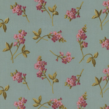 Farmer's Daughter A-10092-B Cornflower Blue by Laundry Basket Quilts for Andover Fabrics, Image