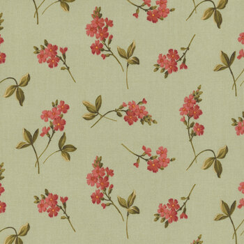 Farmer's Daughter A-10092-G Cornflower Green by Laundry Basket Quilts for Andover Fabrics, Image