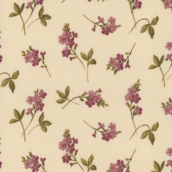 Farmer's Daughter A-10092-L Cornflower Cream by Laundry Basket Quilts for Andover Fabrics, Image