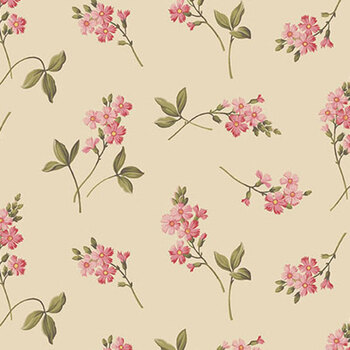 Farmer's Daughter A-10092-L Cornflower Cream by Laundry Basket Quilts for Andover Fabrics, Image
