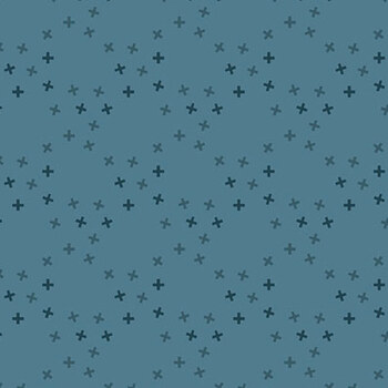 Moody Hues A-10016-T Teal by Nancy Rink for Andover Fabrics, Image