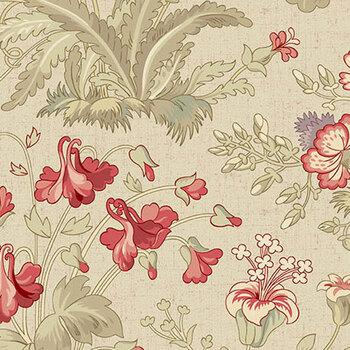 Forest Glen A-10052-L Fog Mist by Renee Nanneman for Andover Fabrics, Image