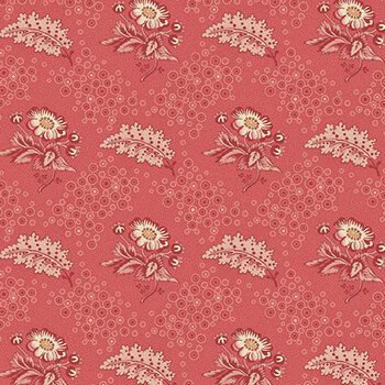 Forest Glen A-10053-R Raspberry by Renee Nanneman for Andover Fabrics, Image