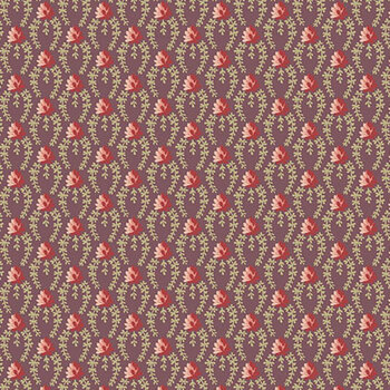 Forest Glen A-10057-P Eggplant by Renee Nanneman for Andover Fabrics, Image