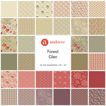 Forest Glen  32 FQ Set by Renee Nanneman for Andover Fabrics, Image