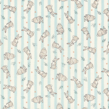 Little Ones MU-191-T Teal by Makower UK for Andover Fabrics, Image