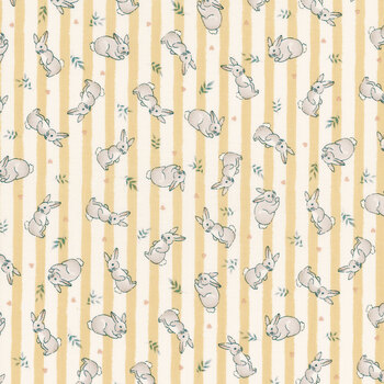 Little Ones MU-191-Y Yellow by Makower UK for Andover Fabrics, Image