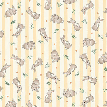 Little Ones MU-191-Y Yellow by Makower UK for Andover Fabrics, Image