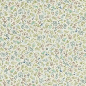 Little Ones MU-192-G Green by Makower UK for Andover Fabrics, Image