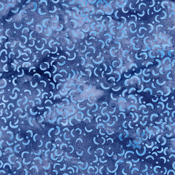 Aurora 612505560 Blue French Blue by Studio 180 for Island Batik, Image