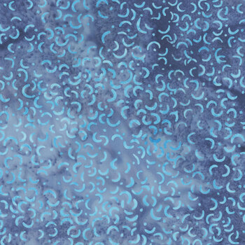 Aurora 612505560 Blue French Blue by Studio 180 for Island Batik, Image